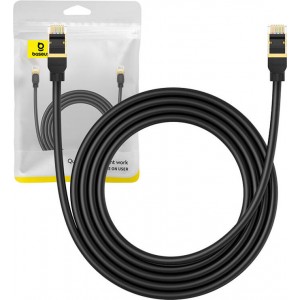 Baseus Network cable cat.8 Baseus Ethernet RJ45, 40Gbps, 2m (black)