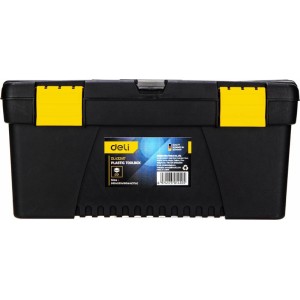 Пластиковый ящик для инструментов Deli Tools Deli Tools EDL432417, 15'' (желтый)