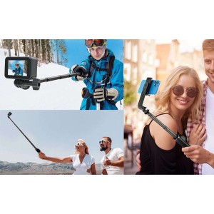 Telesin Selfie stick Telesin for smartphones and sport cameras with BT remote controller (TE-RCSS-001)