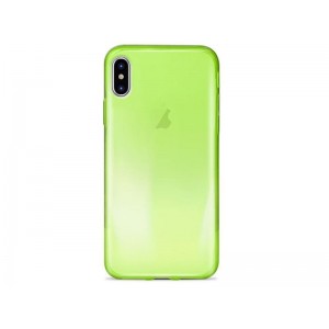 Puro Etui PURO 0.3 Nude Apple iPhone X/Xs Fluo Green