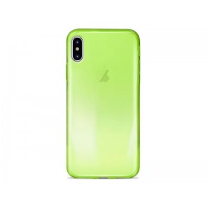 Puro Etui PURO 0.3 Nude Apple iPhone X / Xs Fluo Green