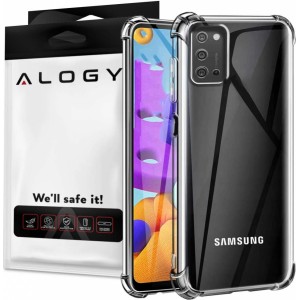 Alogy ShockProof Alogy Silicone Armor Case for Samsung Galaxy A03s 164mm Transparent