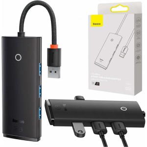 Baseus HUB Adapter Baseus Lite Series adapter USB-A splitter to 4x USB-A 25cm