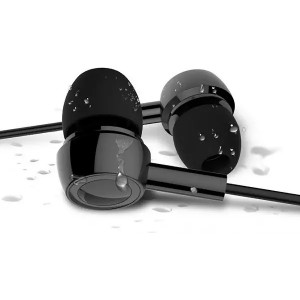 Usams Stereo headphones EP-12 black /black HSEP1201 jack 3.5mm