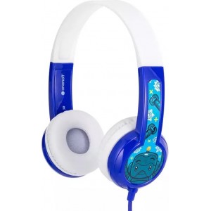 Buddyphones Discover Wired Headphones for Kids (Blue)
