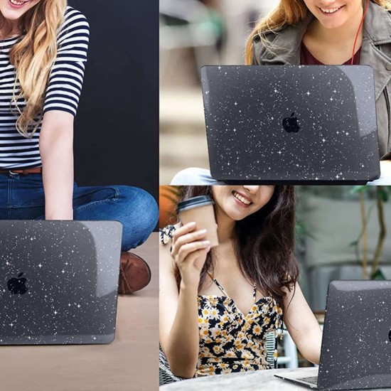 Alogy Etui obudowa Alogy Hard Case do Apple MacBook Air 13 M1 2020 Glitter Black