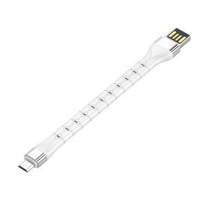 Ldnio LS50 0,15m USB - mikro USB kabelis (balts)