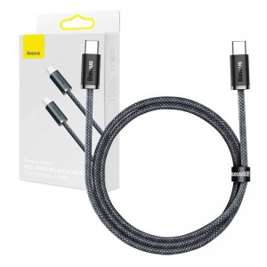 Baseus kabelis USB-C uz USB-C Baseus Dynamic Series, 100W, 1m (pelēks)