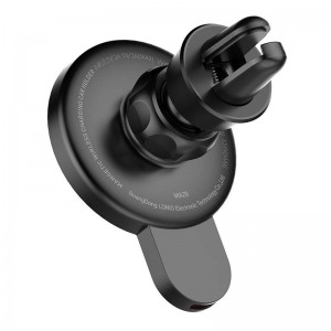 Ldnio Car Mount ,MA20 ar induktīvo lādētāju 15W un metāla gredzenu (Black)