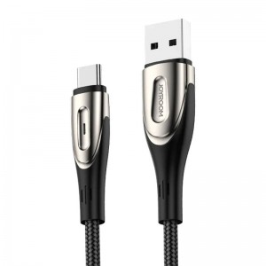 Joyroom USB uz USB-C kabelis Joyroom Sharp S-M411 2.4A, 3m (melns)