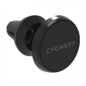 Cygnett magnētiskais automašīnas turētājs režģim Cygnett magnētiskais gaisa stiprinājums (melns)
