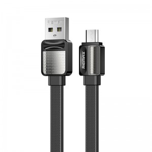 Remax kabelis USB Micro Remax Platinum Pro, 1m (melns)