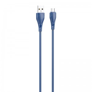 Ldnio LS612 USB - Micro USB 2m, 30W kabelis (zils)