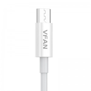 Кабель Vipfan USB-Micro USB Vipfan X03, 3A, 1 м (белый)