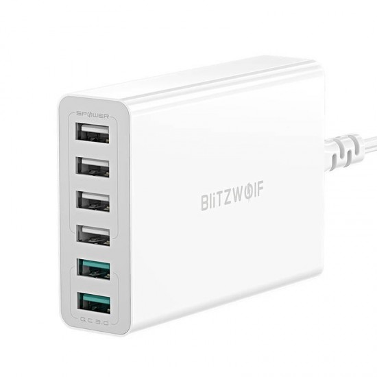 Blitzwolf BW-S15 Ladētājs 6x USB / QC 3.0 / 60W