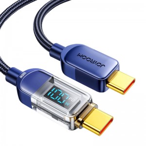 Joyroom Kabel do USB-C 100W 1.2m Joyroom S-CC100A4 (niebieski)