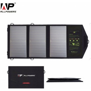 Allpowers AP-SP5V Portatīvais saules panelis / lādētājs 21W