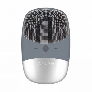 Anlan Mini Силиконовая электрическая звуковая щетка для лица ANLAN ALJMY04-0G (серый)