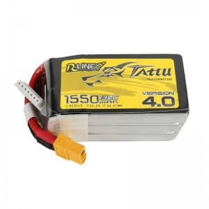 Tattu Battery Tattu R-Line 4.0 1550mAh 22.2V 130C 6S1P XT60