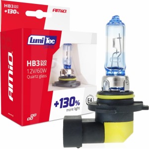 Амио Галогенные лампы HB3 12V 60W LumiTec LIMITED +130% DUO