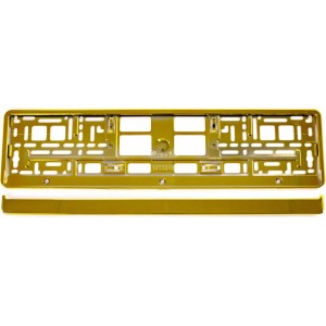 Рамка номерного знака Utal - металлический GOLD
