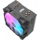 Darkflash CPU aktīvā dzesēšana Darkflash S11 LED (radiators + ventilators 120x130) melns