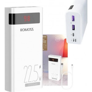 Romoss Powerbank Romoss SENSE8PF 30000mAh, 22.5W (balts)