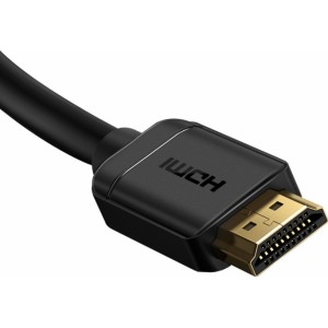 Baseus 2x HDMI 2.0 4K 60Hz kabelis, 3D, HDR, 18Gbps, 1m (melns)