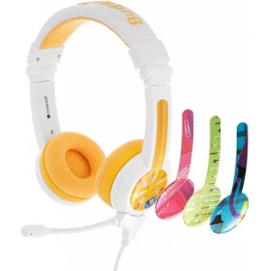 Buddyphones School wired headphones for children (yellow)