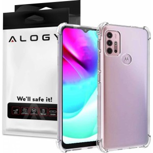 Alogy ShockProof Alogy Silicone Armor Case for Motorola Moto G10/ G20/ G30 Transparent