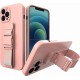 4Kom.pl Rope Case Silicone Cover with Lanyard Purse Lanyard Strap for Samsung Galaxy A53 5G Pink