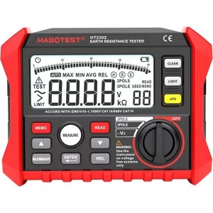 Habotest HT2302 Digital Earth Resistance Tester