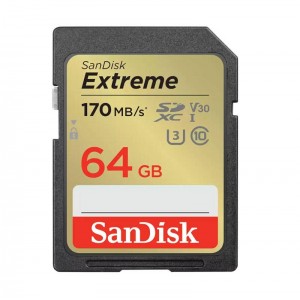 Sandisk Extreme Atmiņas Karte SDXC 64GB
