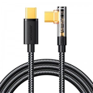 Joyroom Kabel do USB-C Angle 100W 1.2m Joyroom S-CC100A6 (czarny)