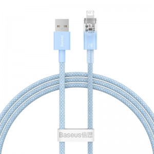 Baseus Fast Charging Cable Baseus Explorer USB to Lightning 2.4A 1M (blue)