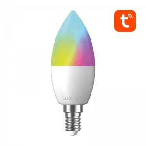 Laxihub viedā LED spuldze Laxihub LAE14S (2 iepakojums) WiFi Bluetooth Tuya