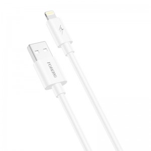 Foneng USB uz zibens kabeli Foneng X67, 5A, 1m (balts)