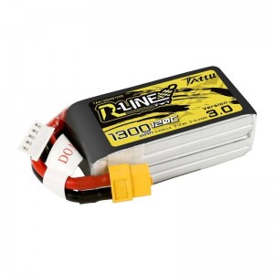 Батарея Tattu R-Line Version 3.0 1300mAh 14.8V 120C 4S1P XT60