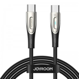 Кабель Joyroom Star-Light USB C на USB-C SA27-CC5 / 100 Вт / 1,2 м (черный)