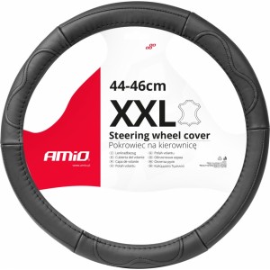Amio Чехол на рулевое колесо Leather Series SWC-49-XXL (44-46 см)