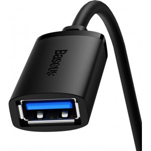 Baseus USB 3.0 Extension cable Baseus male to female, AirJoy Series, 1m (black)