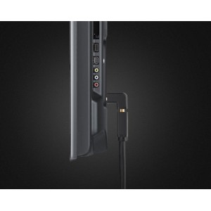 Ugreen 20110 Hdmi 2.0 Spraudnis uz HDMI Ligzda Augšpusē 90 gr leņķi (Type A) adapteris ar 4K Atbalstu