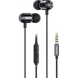 Usams Stereo Headphones EP-44 jack 3.5mm black/black HSEP4401 (US-SJ548)