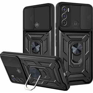 Alogy Camshield Stand Ring Armored Camera Case for Motorola Moto G60 Black
