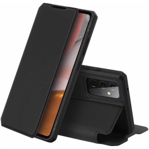 Dux Ducis Skin X Protective Flip Leather Case for Samsung Galaxy A72 4G Black