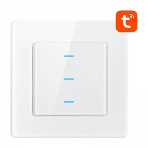 Умный выключатель света Avatto WiFi Avatto N-TS10-W3 3-полосный TUYA (белый)
