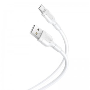 XO kabelis USB uz USB-C XO NB212 2.1A 1m (balts)