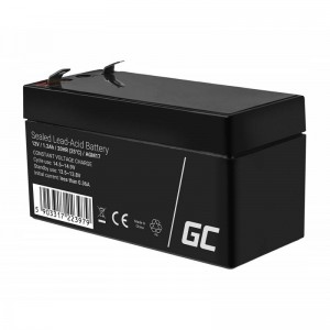 Green Cell Rechargeable battery AGM 12V 1.2Ah Maintenancefree for UPS ALARM