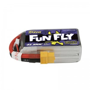 Tattu Funfly 1300mAh 14.8V 100C 4S1P akumulators