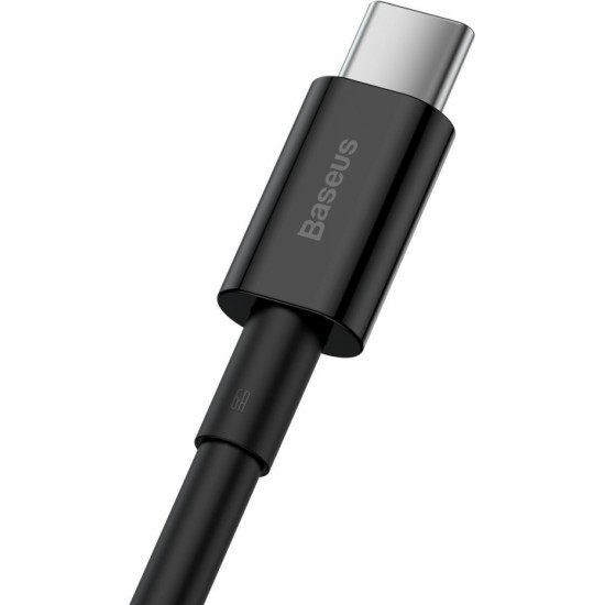Baseus Superior USB - USB Type C cable 66 W (11 V / 6 A) Huawei SuperCharge SCP 1 m black (CATYS-01)
